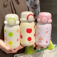 PAKOPAKO Vacuum Flask Large Capacity Water Bottle Straw Vacuum Flask 316 Stainless Steel Vacuum Flas