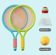 SG] Kids Badminton Tennis Racket Ball Set for Beach Outdoor Indoor Sports / Mini Badminton Racket Light Weight