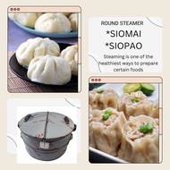 ▼❈Round Siomai/siopao Steamer 14" Inch 2 Layer Heavy duty