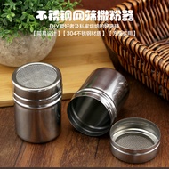 304 Stainless Steel Dusting Tube Fancy Coffee Dusting Device Sugar Powder Matcha Powder Cocoa Powder
