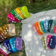 3 Days Foot Anti-Slip Yoga Socks Pilates Sports Fitness Dance Practice Color Mid-Length Tube Cotton 