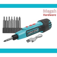 3.6V JAPAN STAR CORDLESS SCREWDRIVER LI-ION 95-AG223