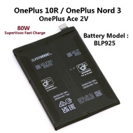 ( 80W SuperVOOC Fast Charge ) OnePlus 10R / One Plus Nord 3 5G /Ace 2V / CPH2493 CPH2411 Battery BLP