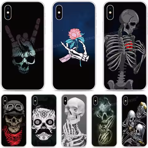 Skeleton Skull Bone Case For Ulefone Note 21 20 19 18 Ultra 15 16 17 Pro 13P 12P 11P 10P 9P 6P 10 12