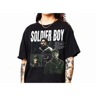 [ada stok] T-Shirt Grafik Siri TV Soldier Boy The Boys 2026 Fesyen Kasual Lelaki Wanita Baru T-shirt