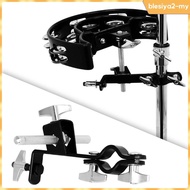 [BlesiyaedMY] Cowbell Holder Zinc Alloy Cowbell Clamp for Musicians Drummer Percussionist