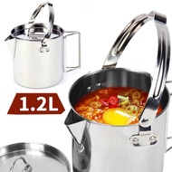 1.2L Stainless Steel Camping Kettle