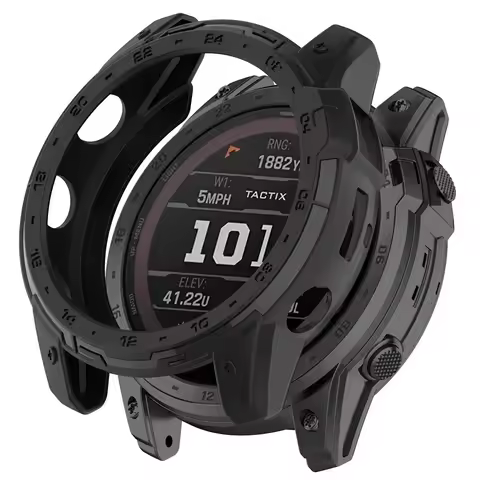 Soft Silicone TPU Case for Garmin Fenix 7X Pro 6X 5X Tactix 7 Pro Fenix 7 6 5 Enduro 2 Transparent C