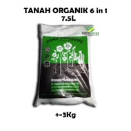 3Kg Topsoil Tanah Hitam 6 in 1 Tanam Pokok Cepat Tumbuh