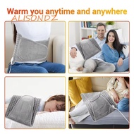 ALISONDZ Electric Heating Waist Belt, EU Plug Adjustable Warm Thermal Pad, Multifunctional Soft Port