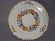 麥森 Meissen Floral Plate 麥森波浪花卉盤