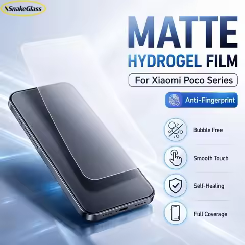 Matte Hydrogel Film for Xiaomi Poco F8 Ultra F7 F6 F5 X8 Pro Max X6 X7 Pro M8 M7 M6 M5S Ultra-thin S