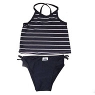 Black Striped 2-piece Kids Swimsuit