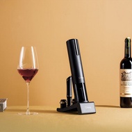 【免運特惠】全自動紅酒電動開瓶器4合一禮盒套裝/cheer