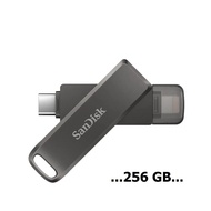 SANDISK แฟลชไดร์ ไอโฟน ipad OTG USB Type C/Lightning 256GB iXpand flashdrive Luxe แฟลชไดร์ฟ แฟรชไดร์ฟ ไอแพด iphone แท้ As the Picture One