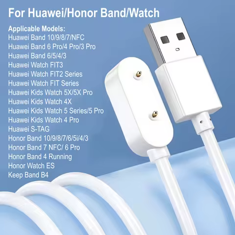 Magnetic Charger For Huawei Band 10 9 8 7 6 NFC Pro 5 4 3 Fit Fit2 Fit3 Huawei S-TAG Kids Watch 5X 4