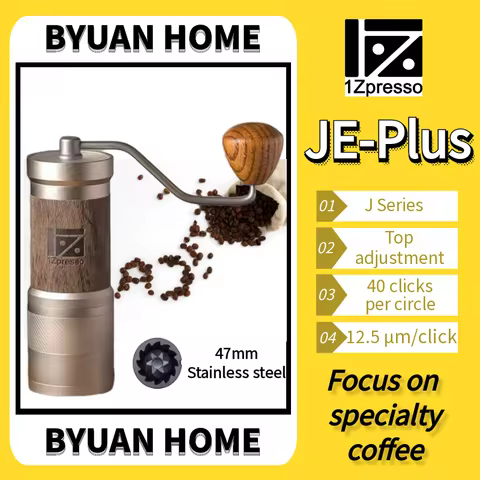 1zpresso Je plus super espresso coffee grinder JEPLUS 47 mm tatitanium cappuccino coffee maker