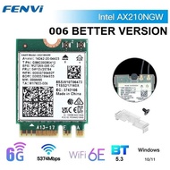 - Wifi 6 6E Card Wireless Intel AX210 802.11AX AC BT 5.2 NGFF M.2 AX200