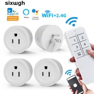 EWeLink WiFi smart socket remote control socket switch supports EWeLink APP control and Alexa/Google home speaker voice control