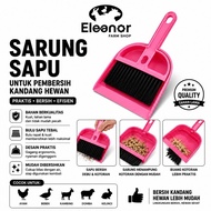 Eleanor Farm Cat Dog Cage Cleaning Broom Haster Room Dust Cleaner 1 Set Mini Dustpan