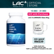 LAC Primax Fish Oil 734 mg (120 Softgels) [Exp May 2027] 01405110