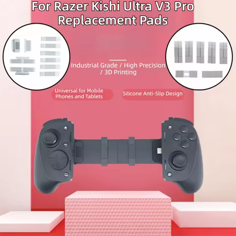 3D Printed Controller Anti Slip Grip Pad Soft Silicone Pad Anti Slip Controller Cushion Shockproof f