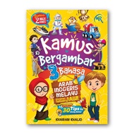 Kamus Bergambar 3 Bahasa: Arab - Inggeris - Melayu.