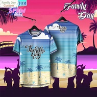 [Batch Custom Family Day Jersey] Unisex Family Vacation Jersey Available Full Sublimation Day Baju L