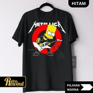 Colab Metallica Bart T-shirt Size S - 7XL Big Size Jumbo and Children'S T-shirt Size XS - XL (ages 2