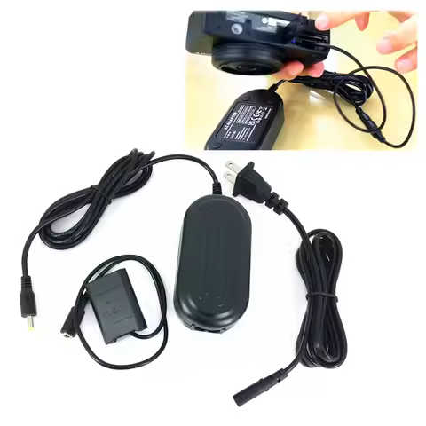 Live Stream BX1 DC Coupler Dummy Battery + AC Power Adapter for Sony ZV-1 II ZV-1F ZV1 ZV1F RX100 M7