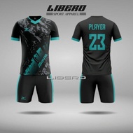 Jersey Futsal Free Nama dan Nomor Kaos Futsal 1 Set Baju dan Celana