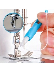 1入組縫紉工具老人穿線器，家用縫紉機，自動穿線器，穿線器針頭更換器，塑料快速縫紉針穿線器