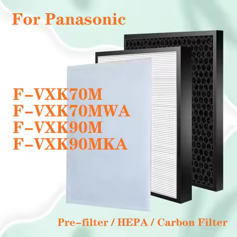 For Panasonic Air Purifier F-VXK70M F-VXK70MWA F-VXK90M F-VXK90MKA Replacement HEPA Filter Activated