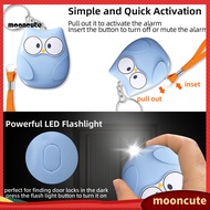 mooncute|  Personal Alarm Keychain Safety Alarm Keychain Portable Self-defense Alarm Keychain with L
