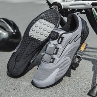Professional Road Bike Lockless Riding Shoes Men's and Women's Summer Mountain Hard Bottom Power Shoes Cycling Shoes