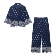 2025 Wholesale Tibetan Embroidery Single Breasted Shirt+pants 6497