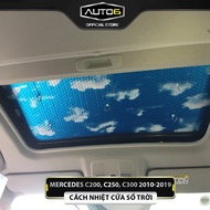 MERCEDES C200, C250, C300: Sunroof insulation - AUTO6 < Commitment to heat resistance up to 90% >