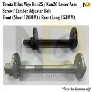 TOYOTA HILUX VIGO KUN25/KUN26 LOWER ARM SCREW / CAMBER ADJUSTER BOLT FRONT (SHORT 120MM) / REAR (LON