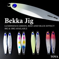 TOYA BEKKA JIG 80G 100G JIG LURES # KAIDO SHAPE # FAST JIG METAL JIG TENGGIRI JIG FISHING JIG LURES 