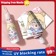 Sailor moon Payong folding automatic Umbrella mini size  small pocket size fibrella original uv protection windproof matibay makapal