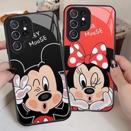 G-52 Mickey Mouse HD Glass Casing for Samsung S24 S25 S21 Plus Ultra FE Case