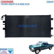 แผงแอร์ โตโยต้า ไมตี้เอ็กซ์  โอริง 134a CD0194 CONDENSER TOYOTA MIGHTY - X O-RIING R134a พาราเรล รังผึ้งแอร์ แผงร้อน คอยร้อน แผง แผงคอล์ยร้อน