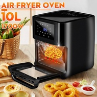 1700W Digital Air Fryer Oven Low Fat Healthy Touch Panel Control Oil Free 10L New