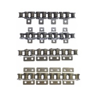 06B08B10A12A Single Side Single Hole Curved Plate Chain Double-sided Belted Attachment Curved Plate 