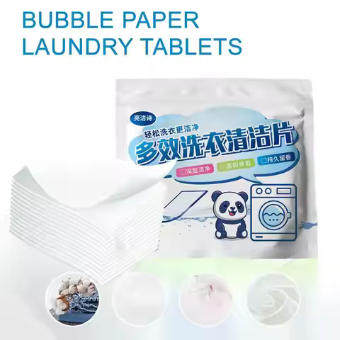 Ultra Concentrated Laundry Bubble Sheets Long Lasting Fragrance Accessories Action Cleaning 30 PCS/B