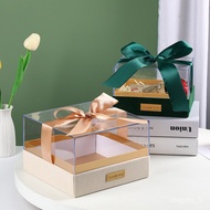 💥Transparent Acrylic Hand Gift Box Light Luxury Wedding Bow Gift Box Christmas Valentine's Day Gift Box
