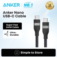 Anker Nano USB C Cable PD 240W Nylon Fast Charging Type C Cable for Multiple Smart Phone Devices