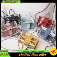 TONFASHION Messager Bag PVC Transparent Women Small Crossbody Handbag