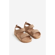 รองเท้าเด็ก HM รองเท้าเด็กแบบสวม ลำลอง รองเท้า ฤดูหนาว รองเท้าแบบไม่มีส้นข้อเท้า สายคล้อง รองเท้าเปิ