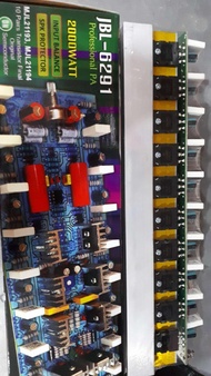 SUPER PROFESSIONAL POWER AMPLIFIER SUBWOOFER JBL6291 JBL-6291 TRANSISTOR TR FINAL TOSHIBA 2000WATT